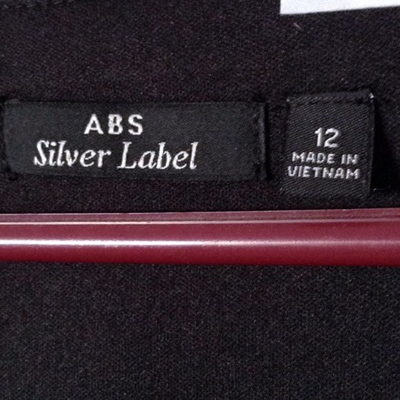 ABS Silver Label Black Dress - Picture 3 of 4